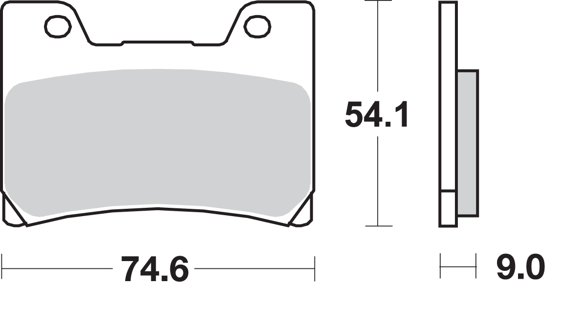 HF Brake Pads - FZR 1000 1989 - 1990