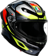 K6 S Helmet - Erazer - Black/Red/Yellow Fluo - XL