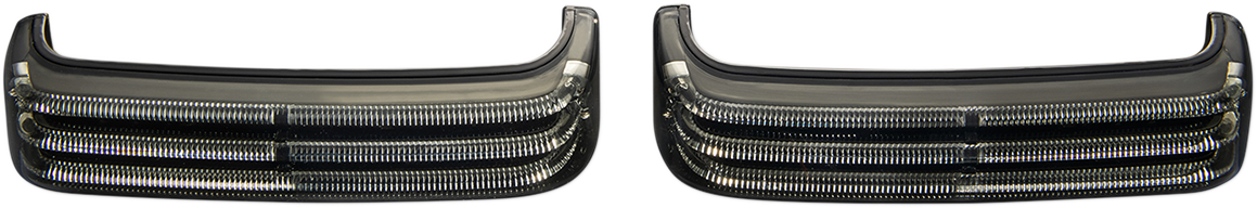 Saddlebag LED Lights - Sequential - Black/Smoke 1997 - 2013