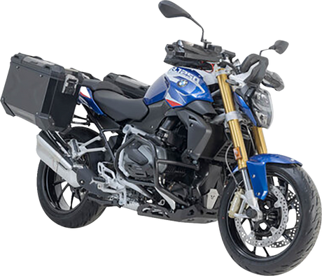 TRAX ADV Aluminum Case System - Black - BMW R 1200/1250 R \'14-\'24 2014 - 2024