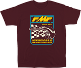 Metalworks T-Shirt - Maroon - Large