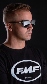 Gears Sunglasses - Matte Crystal Smoke - Gray Polarized Lens