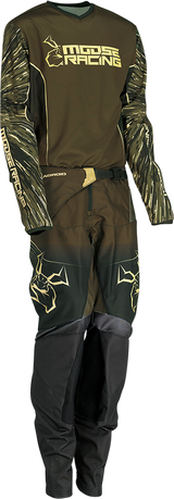 Youth Agroid Pants - Olive/Tan - US 28