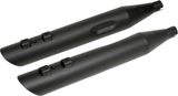 4\" Slashdown Slip-On Mufflers - Black 1999 - 2016