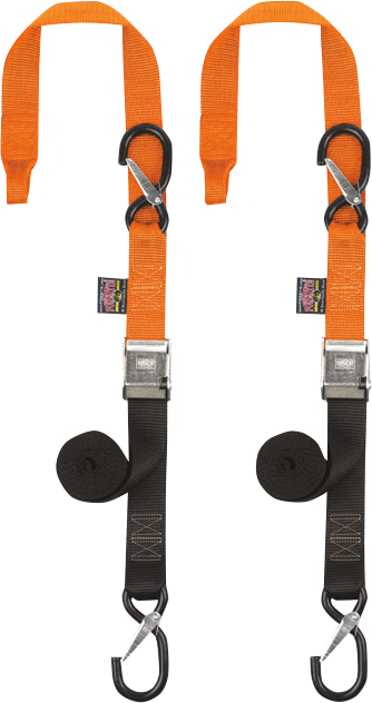 Cam Tie-Downs - 1-1/2\" x 6-1/2\' - Orange/Black