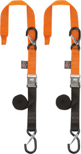 Cam Tie-Downs - 1-1/2\" x 6-1/2\' - Orange/Black