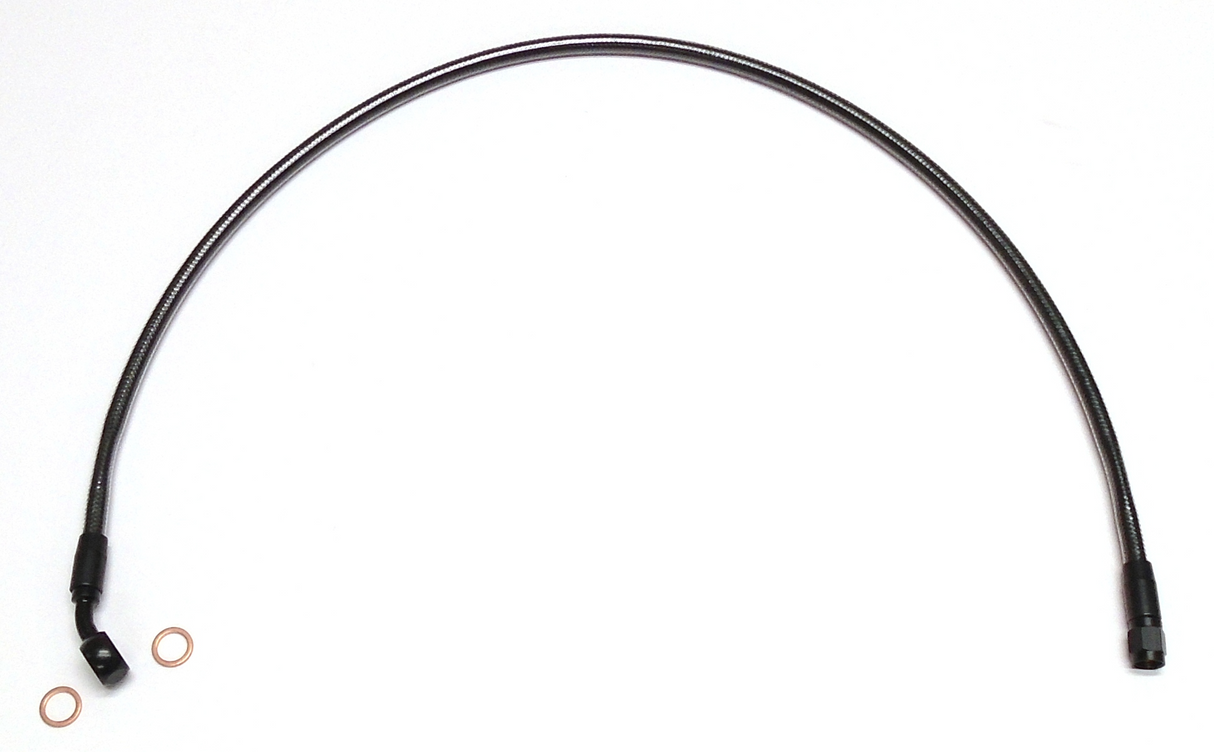 Brake Line - 10 mm-35° - 35\" - Black Pearl