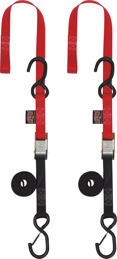 Cam Buckle - Sewn-In Soft-Tye - 1\" x 5-1/2\' - Red