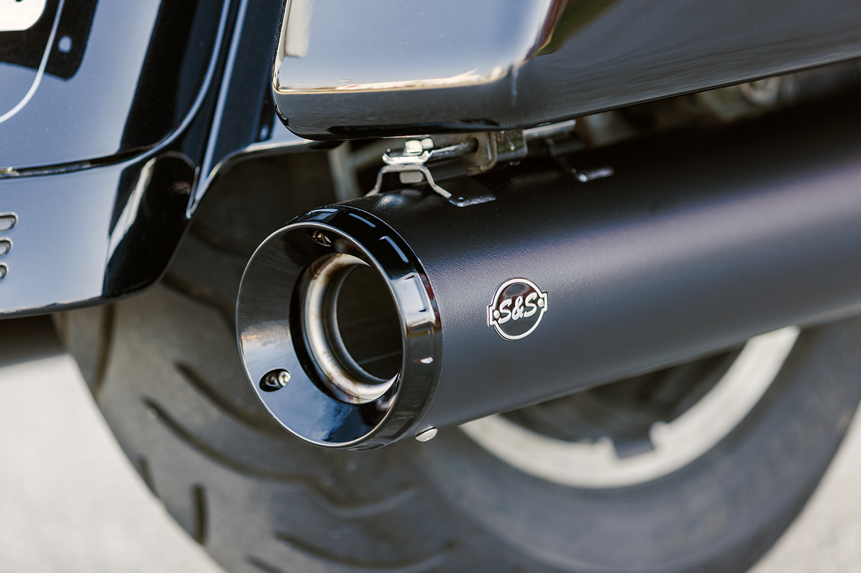 4-1/2\" GNX Slip-On Mufflers - Guardian Black 1995 - 2016