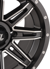 Wheel - HL22 - Front/Rear - Gloss Black w/Machined - 14x7 - 4/137 - 4+3 (+10 mm) 1992 - 2024
