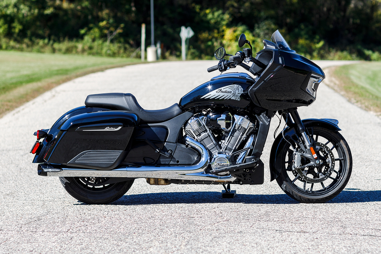 4\" Broadhead Slip-On Mufflers - Slash Cut - Chrome 2014 - 2022