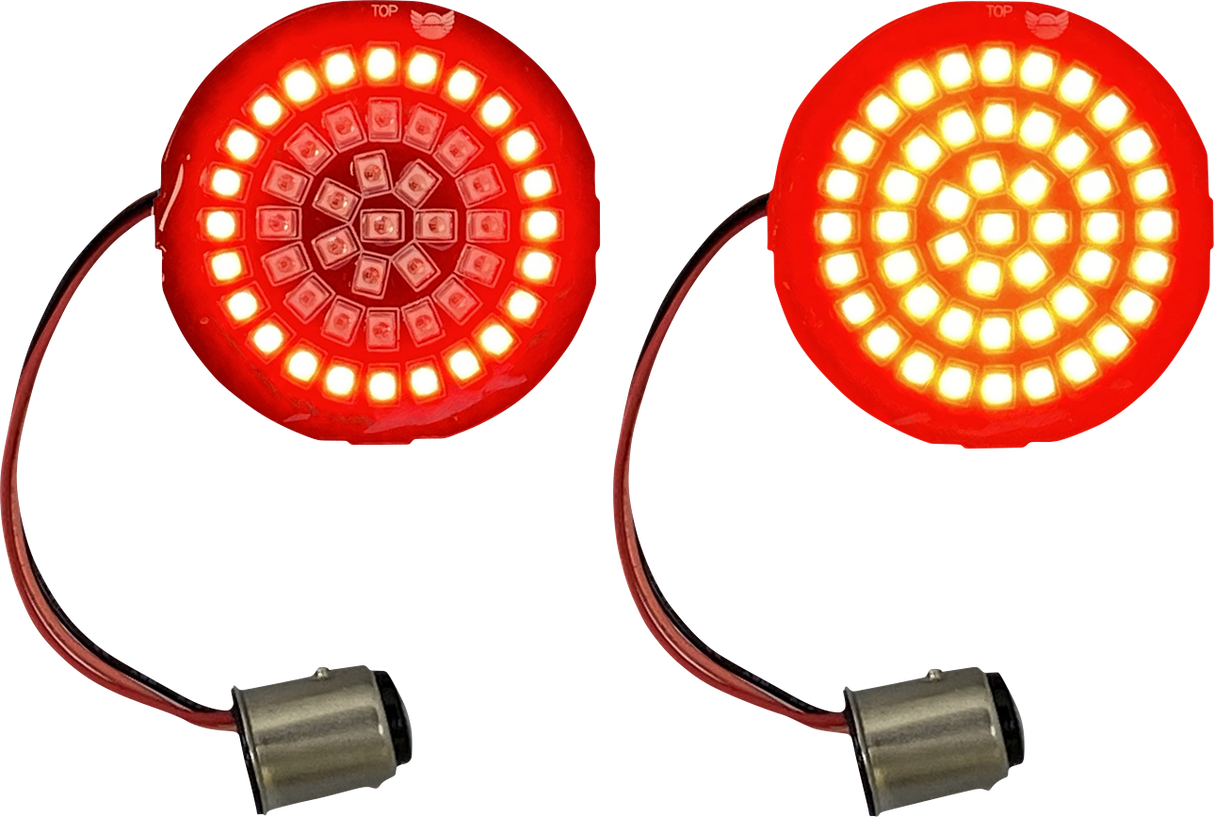 LED Rear Turn Signal Insert - Red - 1157 2007 - 2024