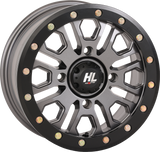 Wheel - HL23 Beadlock - Front/Rear - Gun Metal Gray - 15x7 - 4/156 - 5+2 (+38 mm) 1996 - 2024