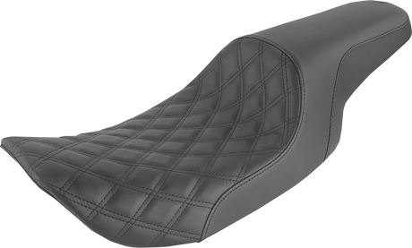 Profiler Seat - Front Lattice/Rear Smooth - Black - FLHR/X 1997 - 2007