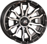 Wheel - HL21 - Front/Rear - Gloss Black w/Machined - 20x7 - 4/137 - 4+3 (+10 mm) 2003 - 2024